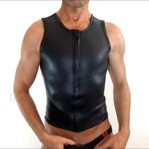 Men’s Neoprene Front Zip Vest